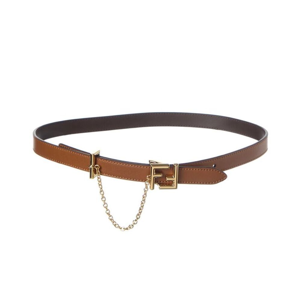 Fendi Ff Reversible Leather Belt